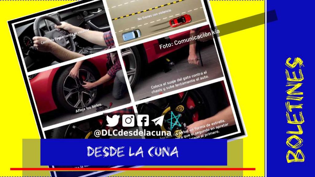 se poncha una llanta