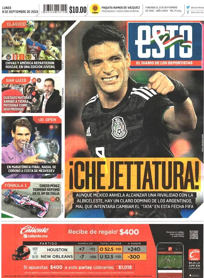 portadas de deportes 9 de septiembre