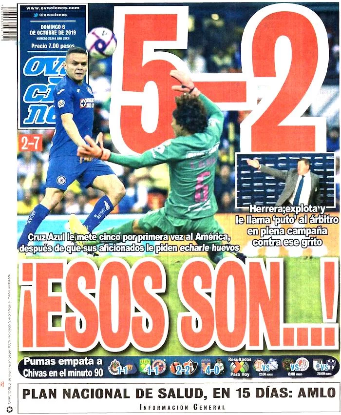 portadas de deportes 6 de octubre