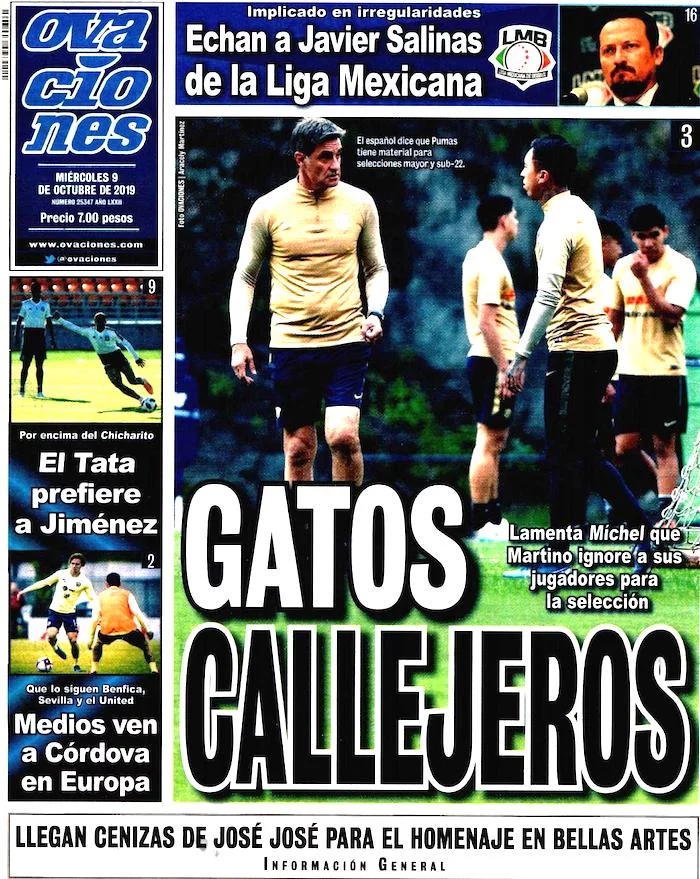 portadas de deportes 9 de octubre