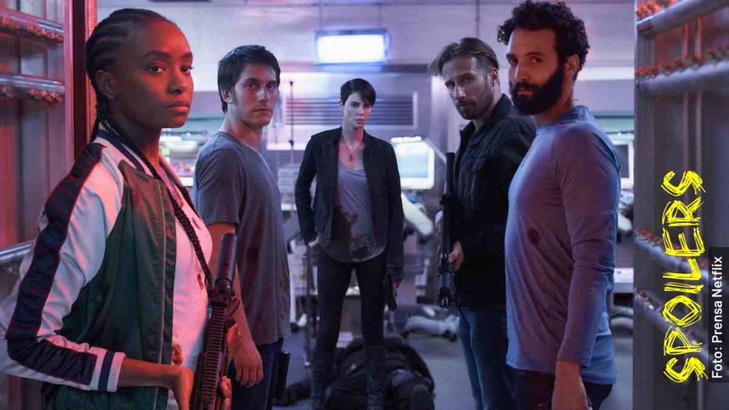 personajes la vieja guardia película