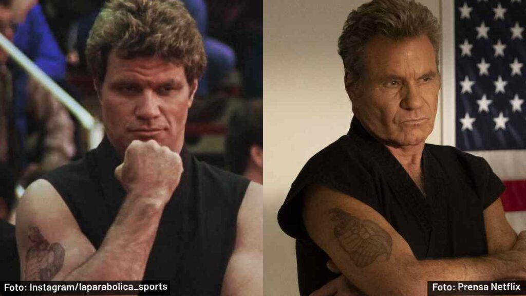 sensei John Kreese antes y después