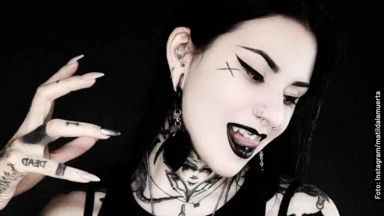 Ella es Matilda La Muerta, hija de Mónica Garza