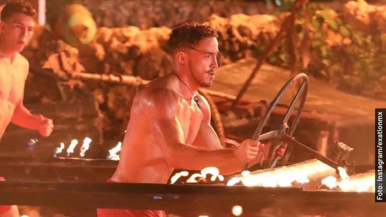 Aristeo Cázares usa medalla en Duelo de Eliminación del Exatlón México