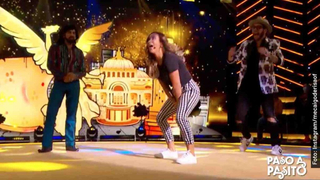 Mariazel se le rompe el pantalón