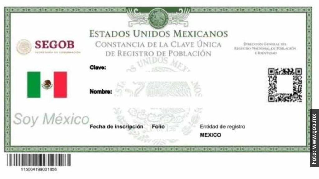 curp únicamente con nombre