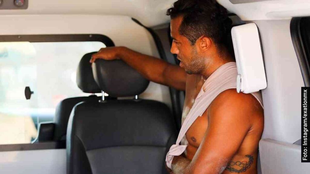 exatlón méxico jahir ocampo sale por lesión