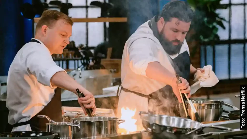 participantes cocina a presión chefs