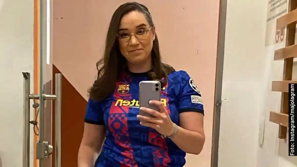 Majo González, analista en Tercer Grado Deportivo
