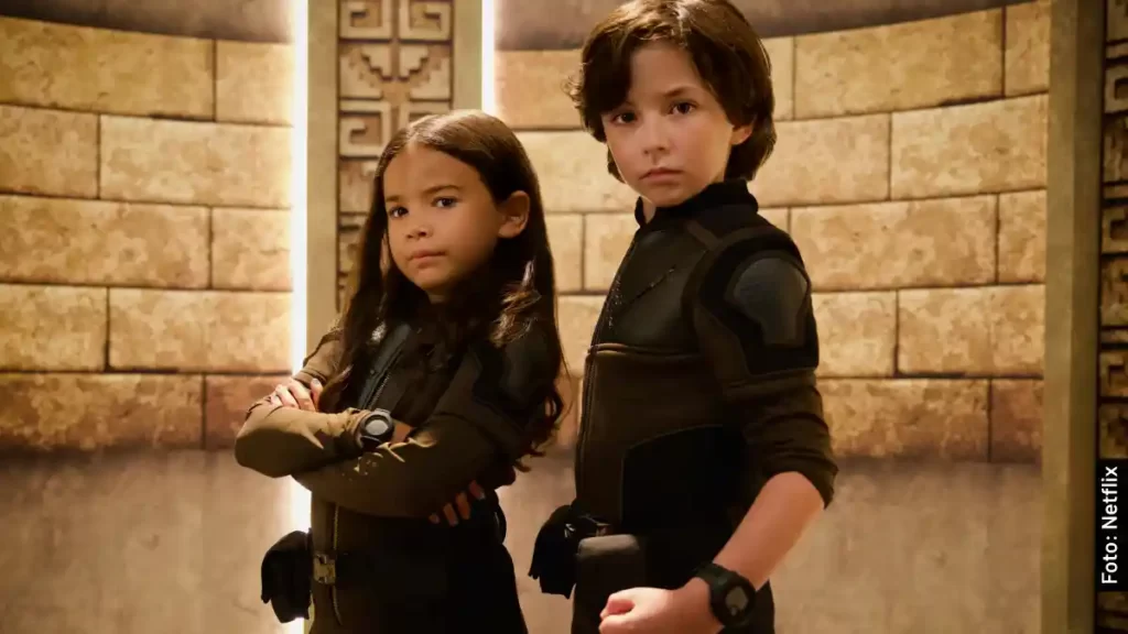 Reparto de actores y personajes en Miniespías, Armagedón (2023), película de Netflix