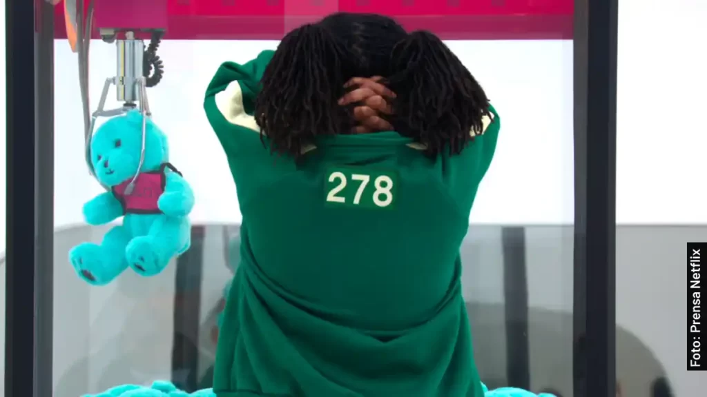 Ashley, número 278 en El Juego del Calamar: El Desafío, reality show de Netflix