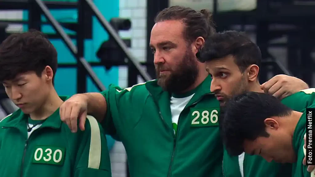 Chad, número 286 en El Juego del Calamar: El Desafío, reality show de Netflix