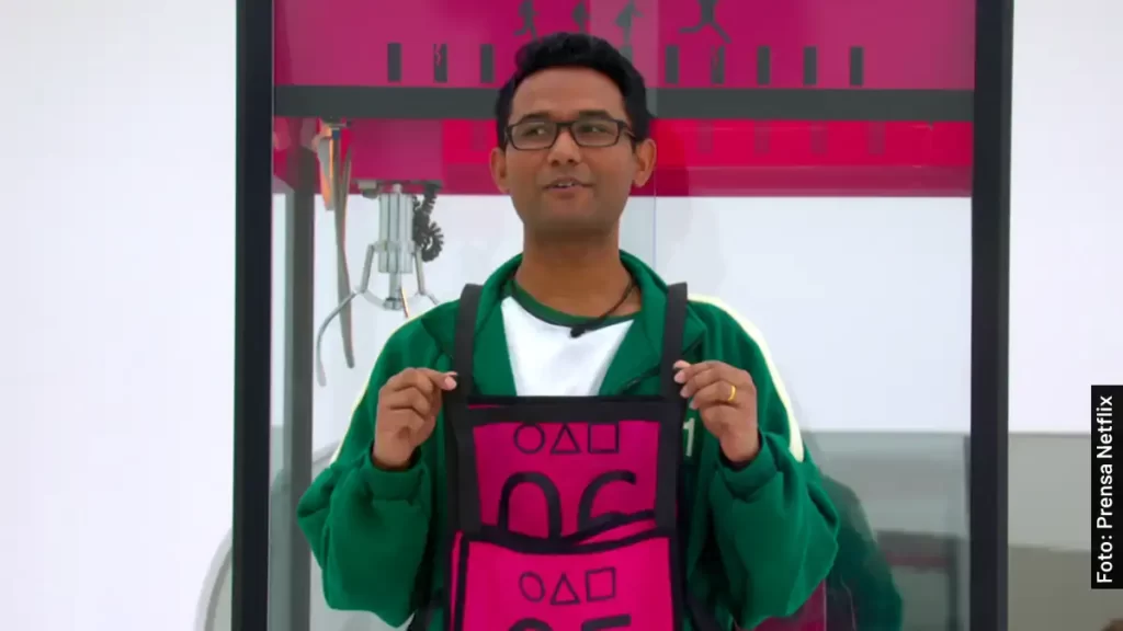 Purna, jugador número 031 en El Juego del Calamar El Desafío, reality show de Netflix