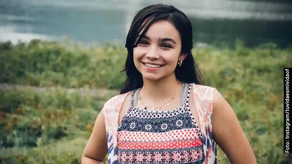 Karla Gaytán como Andrea Castillo Álvarez en Tu Vida es mi Vida, telenovela de TelevisaUnivision