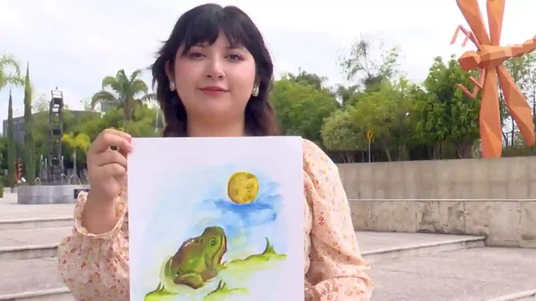 Angelique Laureano, primer lugar del concurso de cuento ilustrado de la BUAP
