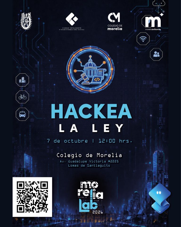 Gobierno Municipal abre la convocatoria «Hackea la Ley» de Morelia Lab